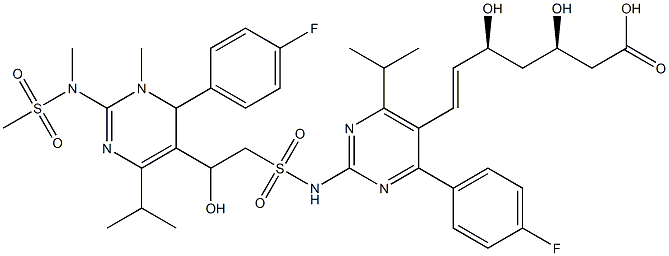 瑞舒伐他汀钙杂质E 结构式