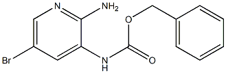 (2-Amino-5-bromo-pyridin-3-yl)-carbamic acid benzyl ester 结构式