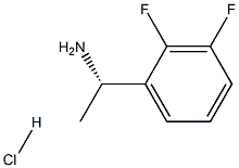 (S)-1-(2,3-difluorophenyl)ethan-1-amine hydrochloride 结构式