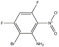 2-bromo-3,5-difluoro-6-nitrobenzenamine 结构式