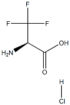 (R)-2-amino-3,3,3-trifluoropropanoic acid hydrochloride 结构式