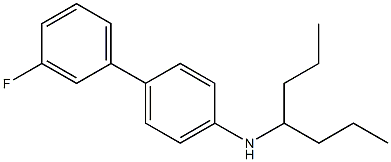 3-氟-4'-庚基-4-氨基联苯 结构式