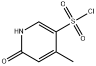 4-Methyl-6-oxo-1,6-dihydro-pyridine-3-sulfonyl chloride 结构式