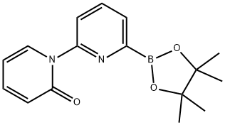 6'-(4,4,5,5-tetramethyl-1,3,2-dioxaborolan-2-yl)-2H-[1,2'-bipyridin]-2-one 结构式