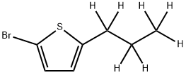 2-Bromo-5-(n-propyl-d7)-thiophene 结构式