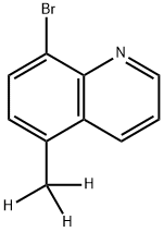 8-Bromo-5-(methyl-d3)-quinoline 结构式