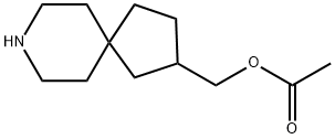 8-氮杂螺[4.5]癸烷-2-基甲基醋酸盐 结构式