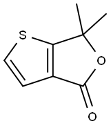 6,6-二甲基噻吩并[2,3-C]呋喃-4(6H)-酮 结构式