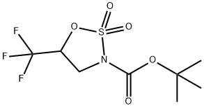 TERT-BUTYL 5-(TRIFLUOROMETHYL)-1,2,3-OXATHIAZOLIDINE-3-CARBOXYLATE 2,2-DIOXIDE