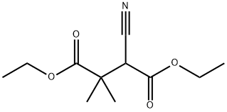Succinic acid, 3-cyano-2,2-dimethyl-, diethyl ester (6CI) 结构式