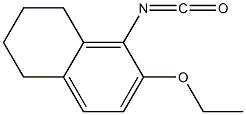 Isocyanic acid, 2-ethoxy-5,6,7,8-tetrahydro-1-naphthyl ester (6CI) 结构式