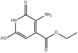 Isonicotinic acid, 3-amino-2,6-dihydroxy-, ethyl ester (6CI) 结构式