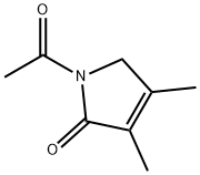 3-Pyrrolin-2-one, 1-acetyl-3,4-dimethyl- (6CI) 结构式