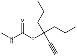 Carbamic acid, methyl-, 1,1-dipropyl-2-propynyl ester (6CI) 结构式