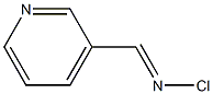 Pyridine, 3-(N-chloroformimidoyl)- (6CI) 结构式