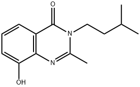 4(3H)-Quinazolinone,  8-hydroxy-3-isopentyl-2-methyl-  (6CI) 结构式