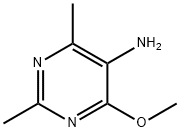 Pyrimidine,  5-amino-4-methoxy-2,6-dimethyl-  (6CI) 结构式