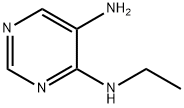 Pyrimidine, 5-amino-4-ethylamino- (6CI) 结构式