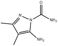 Pyrazole-1-carboxamide, 5-amino-3,4-dimethyl- (6CI) 结构式