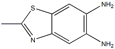 Benzothiazole, 5,6-diamino-2-methyl- (6CI) 结构式