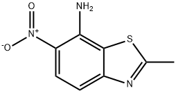 Benzothiazole, 7-amino-2-methyl-6-nitro- (6CI) 结构式