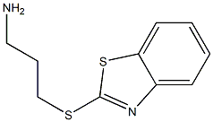 Benzothiazole, 2-(3-aminopropylthio)- (6CI) 结构式