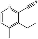 Picolinonitrile, 3-ethyl-4-methyl- (6CI) 结构式