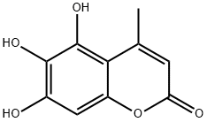 Coumarin, 5,6,7-trihydroxy-4-methyl- (6CI) 结构式