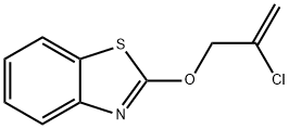 Benzothiazole, 2-(2-chloroallyloxy)- (6CI) 结构式