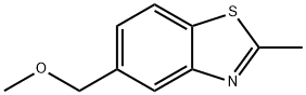 Benzothiazole, 5-(methoxymethyl)-2-methyl- (6CI) 结构式