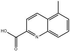 Quinaldic acid, 5-methyl- (6CI) 结构式