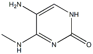 2(1H)-Pyrimidinone, 5-amino-4-methylamino- (6CI) 结构式