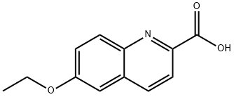 Quinaldic acid, 6-ethoxy- (6CI) 结构式