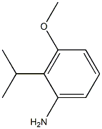 m-Anisidine, 2-isopropyl- (6CI) 结构式