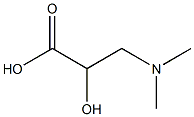 Isoserine, N,N-dimethyl- (6CI) 结构式