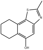 Naphtho[2,1-d]thiazol-5-ol, 6,7,8,9-tetrahydro-2-methyl- (6CI) 结构式