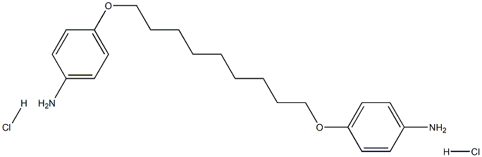 Aniline,4,4'-(nonamethylenedioxy)di-, dihydrochloride (6CI) 结构式