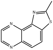 Thiazolo[4,5-f]quinoxaline, 2-methyl- (6CI) 结构式