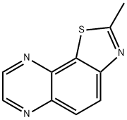 Thiazolo[5,4-f]quinoxaline, 2-methyl- (6CI) 结构式