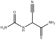 Urea,  [cyano(thiocarbamoyl)methyl]-  (6CI) 结构式