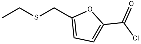 2-Furoyl chloride, 5-[(ethylthio)methyl]- (6CI) 结构式
