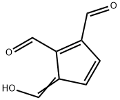 2,3-Fulvenedicarboxaldehyde, 6-hydroxy- (6CI) 结构式