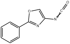 Isocyanic acid, 2-phenyl-4-oxazolyl ester (6CI) 结构式