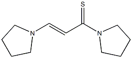 Pyrrolidine,  1-[3-(1-pyrrolidinyl)thioacryloyl]-  (8CI) 结构式