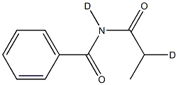 Benzamide-N-d,  N-(1-oxopropyl-2-d)-  (9CI) 结构式