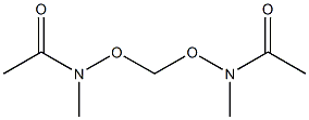 Acetamide,  N,N-[methylenebis(oxy)]bis[N-methyl-  (9CI) 结构式