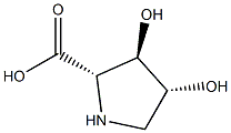 Proline, 3,4-dihydroxy-, (3R,4R)- (9CI) 结构式