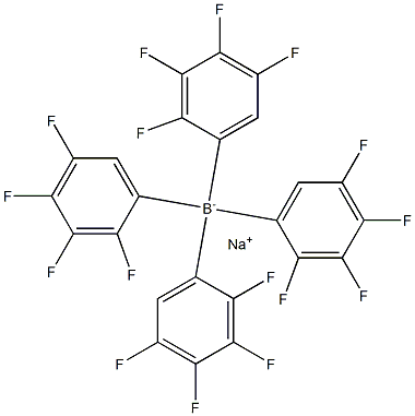 Borate(1-), tetrakis(2,3,4,5-tetrafluorophenyl)-,sodiuM (9CI) 结构式
