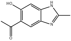 Ketone, 6-hydroxy-2-methyl-5-benzimidazolyl methyl (8CI) 结构式