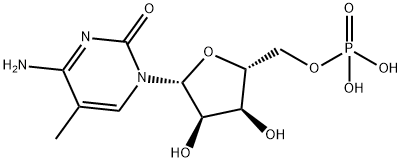 5-甲基胞苷酸 结构式